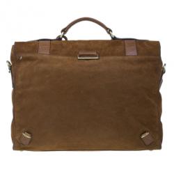 Mulberry Cognac Leather Ted Convertible Messenger Bag