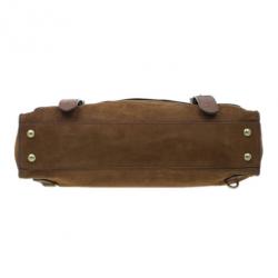 Mulberry Cognac Leather Ted Convertible Messenger Bag