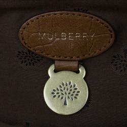 Mulberry Cognac Leather Ted Convertible Messenger Bag