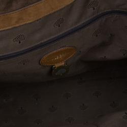 Mulberry Cognac Leather Ted Convertible Messenger Bag