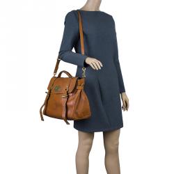 Pre Owned Mulberry Brown Leather Limited Edition 1 of 12 Alexa Cross Body Bag