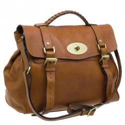 Pre Owned Mulberry Brown Leather Limited Edition 1 of 12 Alexa Cross Body Bag