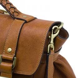 Pre Owned Mulberry Brown Leather Limited Edition 1 of 12 Alexa Cross Body Bag