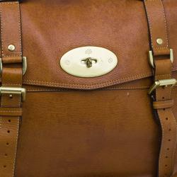 Pre Owned Mulberry Brown Leather Limited Edition 1 of 12 Alexa Cross Body Bag