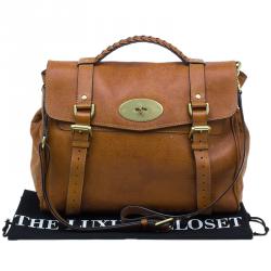 Pre Owned Mulberry Brown Leather Limited Edition 1 of 12 Alexa Cross Body Bag