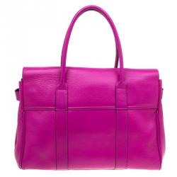 مملوكة مسبقًا حقيبة مالبري بايز ووتر وردي جلد محبب