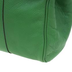 Pre Owned Mulberry Green Leather Bayswater Satchel