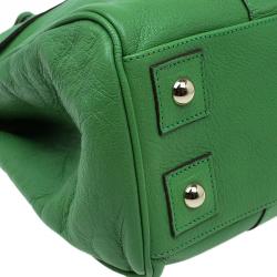 Pre Owned Mulberry Green Leather Bayswater Satchel