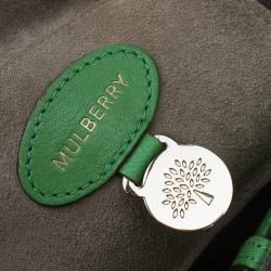 Pre Owned Mulberry Green Leather Bayswater Satchel