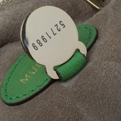 Pre Owned Mulberry Green Leather Bayswater Satchel