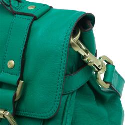 Mulberry Green Leather Alexa Shoulder Bag