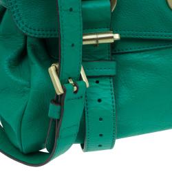 Mulberry Green Leather Alexa Shoulder Bag