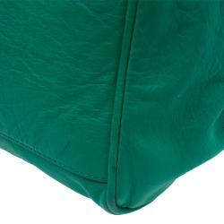 Mulberry Green Leather Alexa Shoulder Bag
