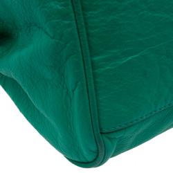 Mulberry Green Leather Alexa Shoulder Bag
