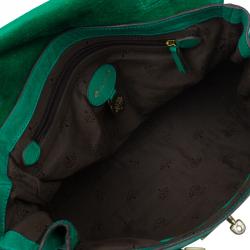 Mulberry Green Leather Alexa Shoulder Bag