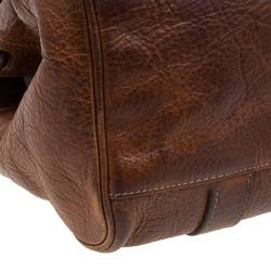 Pre Owned Mulberry Brown Leather Small Bayswater Satchel
