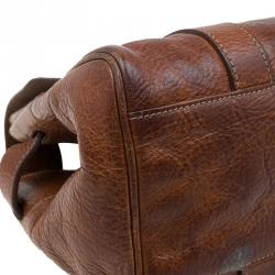 Pre Owned Mulberry Brown Leather Small Bayswater Satchel