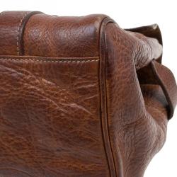 Pre Owned Mulberry Brown Leather Small Bayswater Satchel