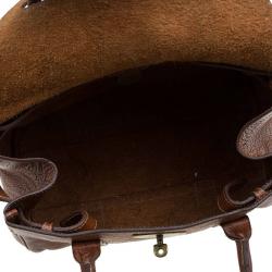 Pre Owned Mulberry Brown Leather Small Bayswater Satchel