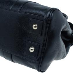 Pre Owned Mulberry Black Leather Bayswater Tote