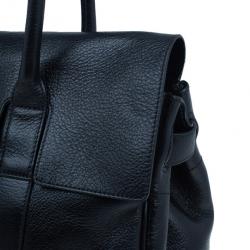 Pre Owned Mulberry Black Leather Bayswater Tote