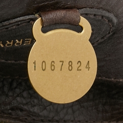 Pre Owned Mulberry Dark Brown Leather Bayswater Satchel