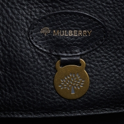 Pre Owned Mulberry Black Leather Bayswater Satchel