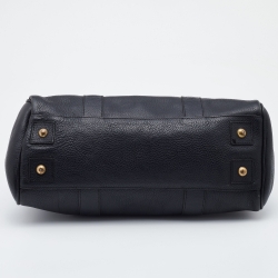 Pre Owned Mulberry Black Leather Bayswater Satchel