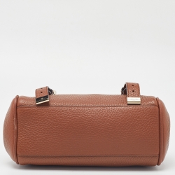 Pre Owned Mulberry Tan Leather Mini Alexa Satchel