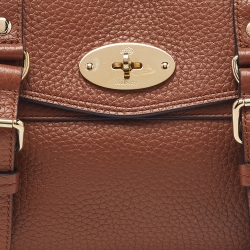 Pre Owned Mulberry Tan Leather Mini Alexa Satchel