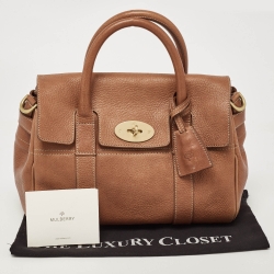 Mulberry Brown Leather Small Bayswater Satchel