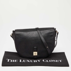 Pre Owned Mulberry Black Leather Tessie Crossbody Bag
