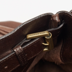 Pre Owned Mulberry Dark Brown Leather Bayswater Satchel