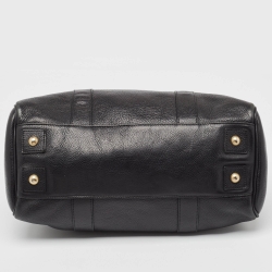 Pre Owned Mulberry Black Leather Bayswater Satchel