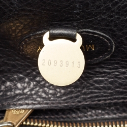 Pre Owned Mulberry Black Leather Bayswater Satchel