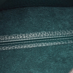 Pre Owned Mulberry Green Leather Small Lily Shoulder Bag