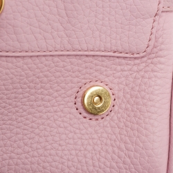 Pre Owned Mulberry Light Pink Leather Mini Alexa Top Handle Bag