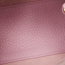 Pre Owned Mulberry Light Pink Leather Mini Alexa Top Handle Bag