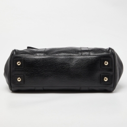 Pre Owned Mulberry Black Leather Bayswater Satchel