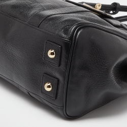 Pre Owned Mulberry Black Leather Bayswater Satchel