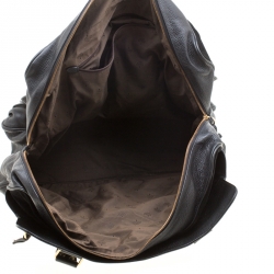 Mulberry Black Leather Travel Bag