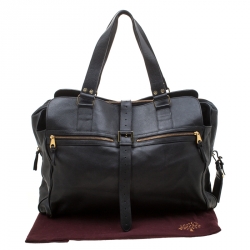 Mulberry Black Leather Travel Bag
