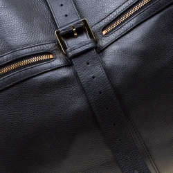 Mulberry Black Leather Travel Bag