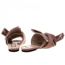 Pre Owned صندل سلايد N21 عقدة ساتان مقاس 37