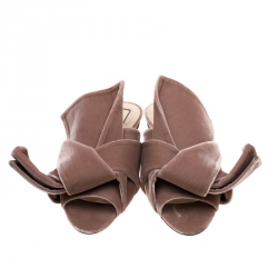 Pre Owned صندل سلايد N21 عقدة ساتان مقاس 37