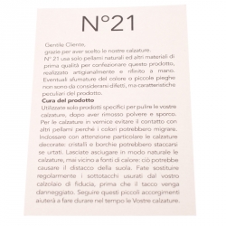 Pre Owned صندل سلايد فلات N21  فطيفة أزرق داكن مقاس 38