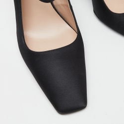 N° 21 Black Satin Pumps Size 39