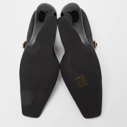 N° 21 Black Satin Pumps Size 39