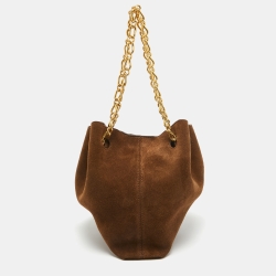 Brown Suede The Gather Bucket