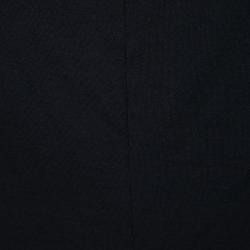 Pre Owned توب نارسيسو رودريغيز أزرق كحلي حواف متباينة بلا أكمام M